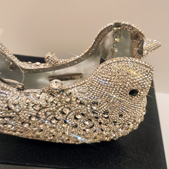 Natasha Crystal Rhinestone Embellished Evening Bag - Picture 8 of 12